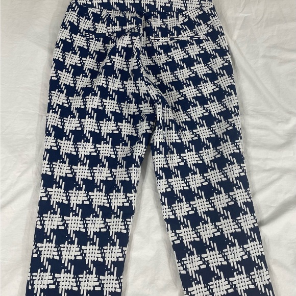 Zara Basic Women Blue Pattern Size Zipper Skinny Pants Size XS - Picture 10 of 10